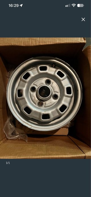 2 Llantas Ford Fiesta MK1 12 pulgadas