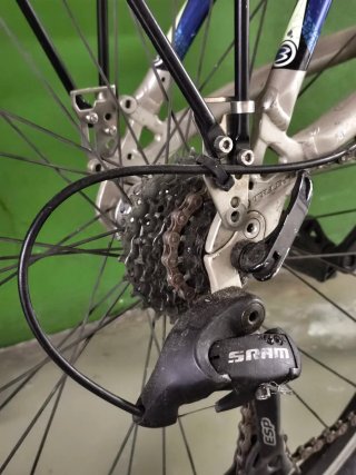Bicicleta Decathlon azul