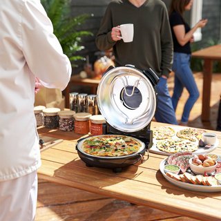 Horno de Pizza Eléctrico 1200W con