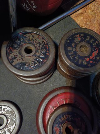 6Discos de pesa Salter 2de 2kg 2de 3kg 2de 4kg