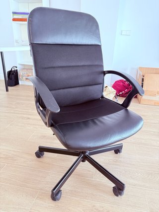 Silla de escritorio Ikea negra