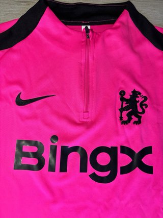 Conjunto deportivo Chelsea Nike rosa y negro