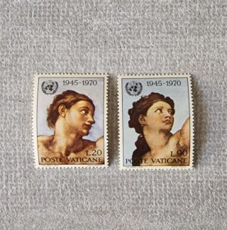 Serie francobolli Poste Vaticane 1945-1970