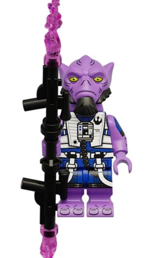 Minifigura Lego Star Wars Zed compatible