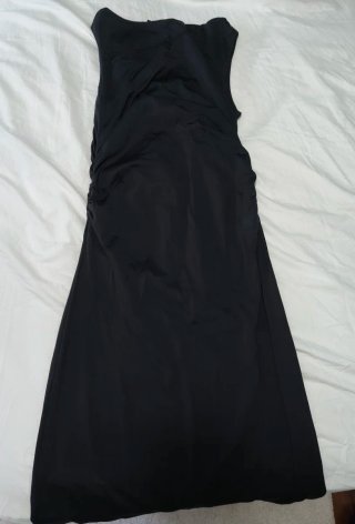 Vestido largo negro