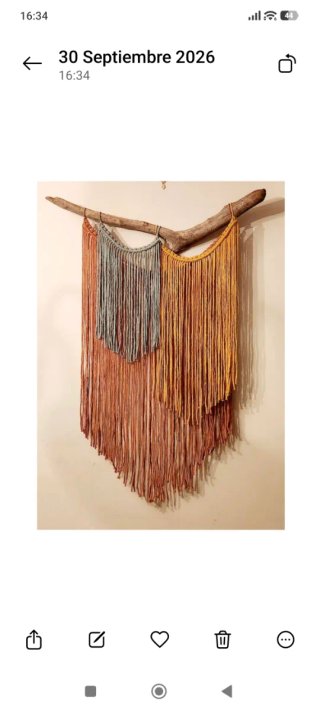 Tapiz de Macramé Artesanal