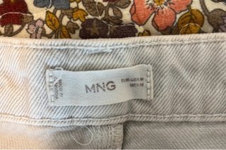 Shorts Vaqueros Beige Talla S