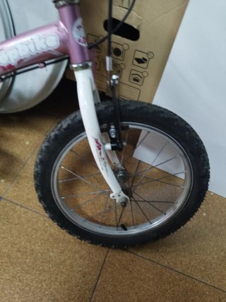 Bicicleta Infantil Rosa Plegable