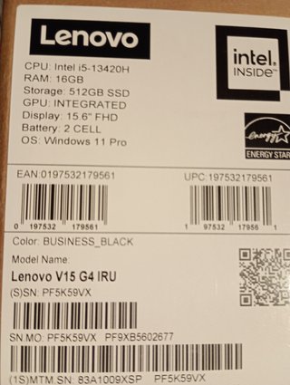 Portátil Lenovo i5-13420H 16GB 512GB SSD