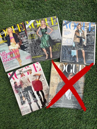 Lote revistas Vogue