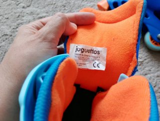 Patines Infantiles Oxelo Talla 29-32 + Proteccione