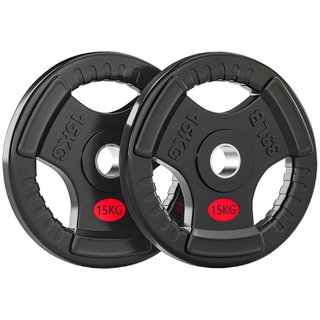 Juego de Discos de Peso 2x15 kg con Agujero de 5