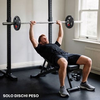 Juego de Discos de Peso 2x15 kg con Agujero de 5