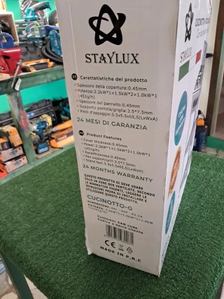 Cucina a gas 4 fuochi Staylux con ripiani