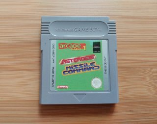 ASTEROIDS & MISSILE COMMAND PAL NINTENDO GAME BOY