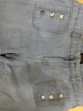 Pantalones vaqueros acampanados azules