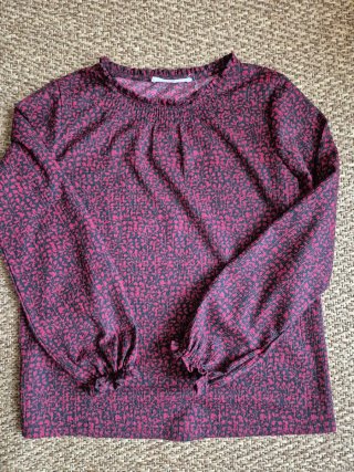 Blusa Sfera Estampada Manga Larga