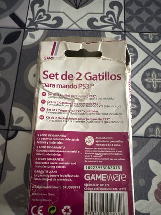 Set de 4 Gatillos para Mando PS3