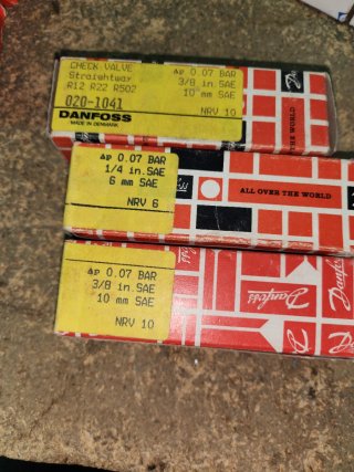 Material frigorifico nuevo danfoss