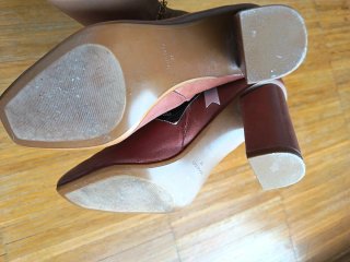 Botines piel Mango talla 37