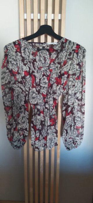 Camisa Mango floral talla S
