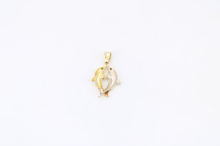 COLGANTE DOS OROS 18K