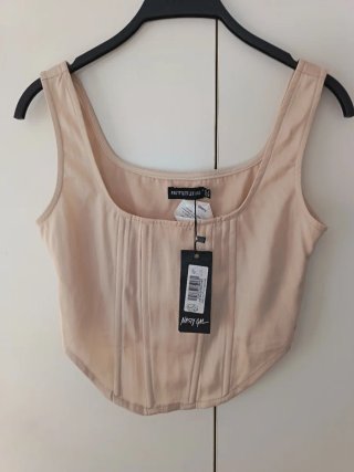 Top corsé beige Talla S.
