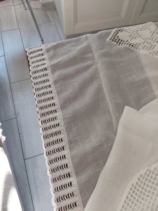Coppia Tendoni Filet a Macchina 290x150 cm
