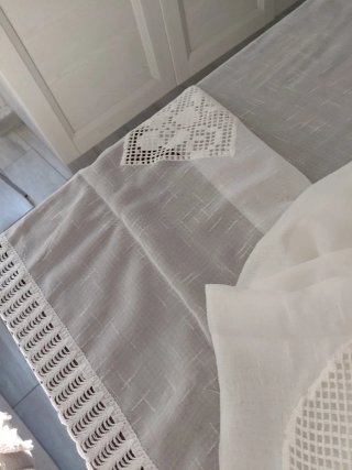 Coppia Tendoni Filet a Macchina 290x150 cm