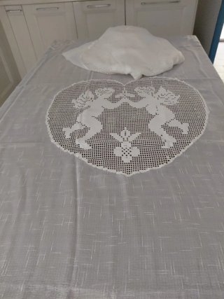 Coppia Tendoni Filet a Macchina 290x150 cm