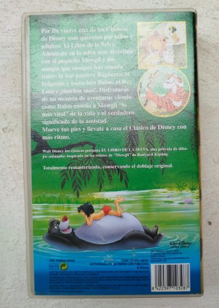 VHS El Libro de la Selva - Walt Disney