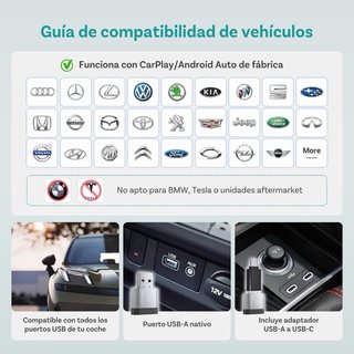 NUEVO! (80€) Mini 3.0 Adaptador CarPlay Inalámbric