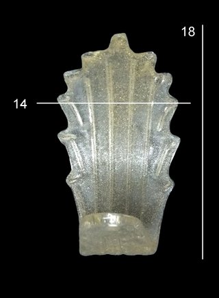 Vetro Murano Foglia Graniglia Ambra