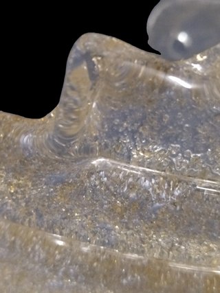 Vetro Murano Foglia Graniglia Ambra