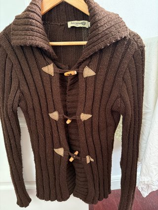 Chaqueta marrón Firmula Joven  de lana color marro