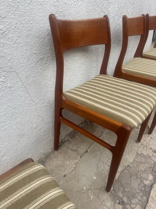 4 Sillas Danesas de Teca