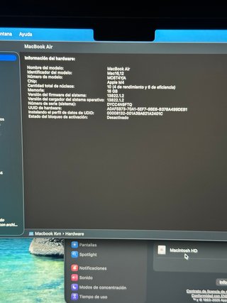 MacBook Air M4 100% bateria (2025)