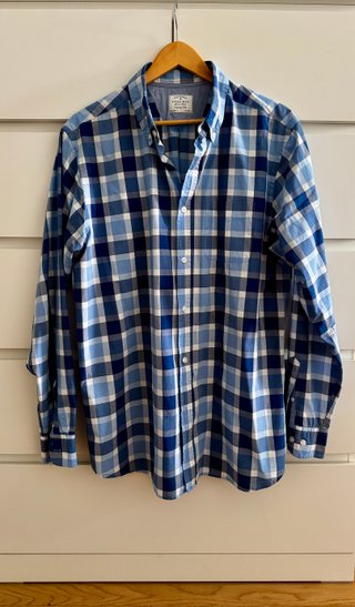 Camisa Sfera Azul de Cuadros Talla XL