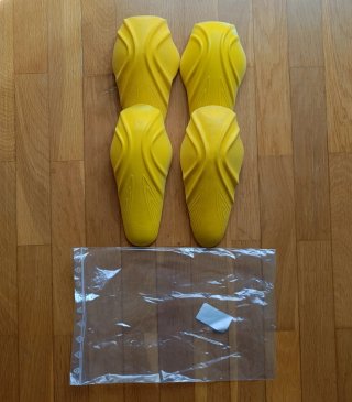 Set de 4 Protectores de Moto Homologados Rodilla