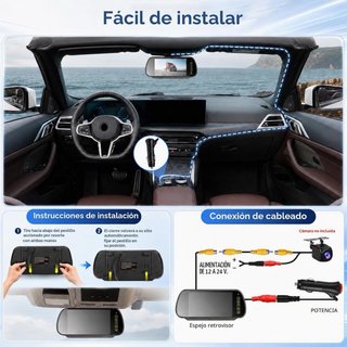 NUEVO! (60€) Cámara Marcha Atrás HD 7 con Mando