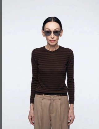 Pantalón ancho recto delGanso Beige