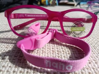 Gafas Nano Infantiles Rosa Graduables