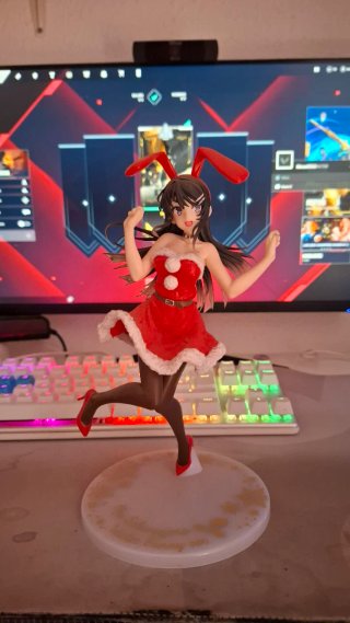 Figura Mai Sakurajima navidad