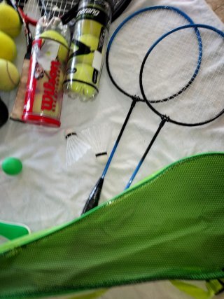 Set de Raquetas de Tenis, Bádminton y Playa