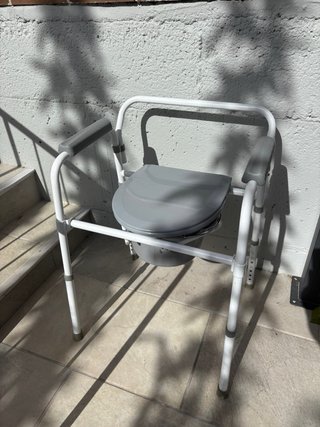 Silla WC Inodoro Portátil Plegable