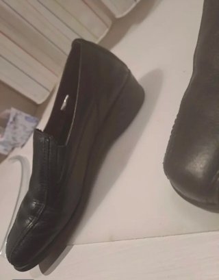 Zapatos de vestir Blanco y Negro