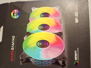 3 Ventiladores PC Mars Gaming MF-3D ARGB
