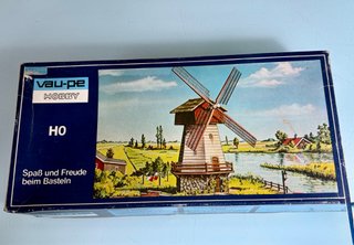 Kit montaje molino de viento para maqueta tren HO