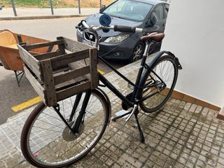 Bicicleta de ciudad con marchas