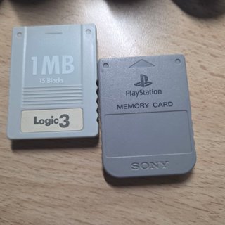 Sony PS One  Mando y Memory Cards + mod